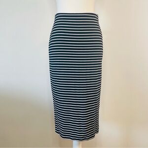 Striped Pencil Skirt Black White Old Navy Women’s Medium 2/$15